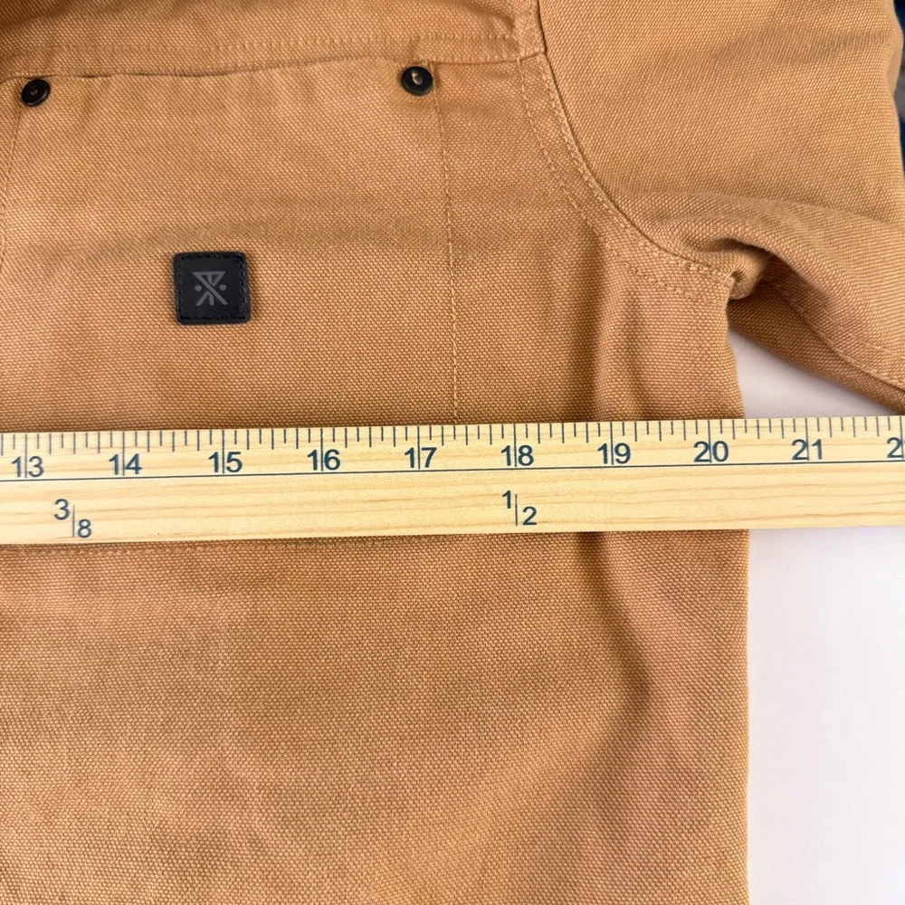 Roark Brown Shirt Jacket with Patterned Lining - Picture 9 of 9